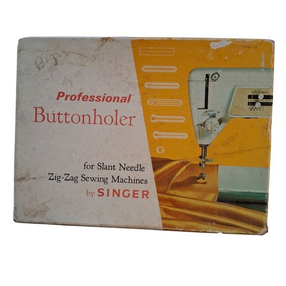 Singer Professional Buttonholer For Slant Needle Zig-Zag Sewing Machines - Picture 1 of 6
